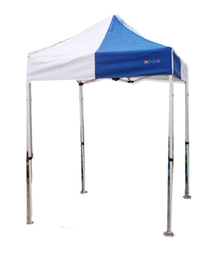 簡易テント 1.8×1.8m（青白） | レントオール富山